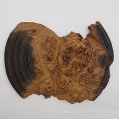 Very large Wooden Wall Sculpture in Burr Oak Mike Scott Chai