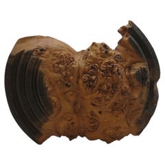 Very large Wooden Wall Sculpture in Burr Oak Mike Scott Chai