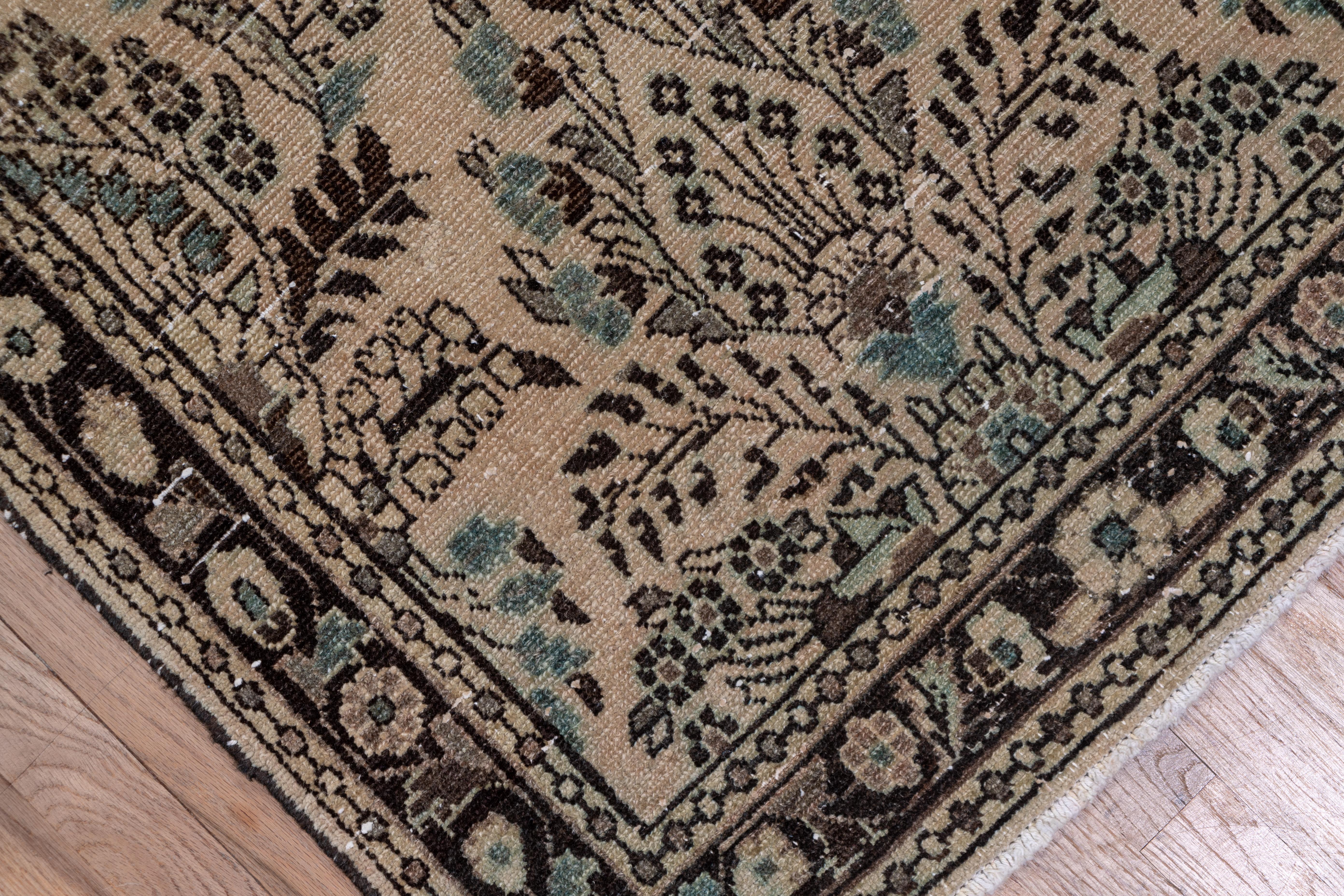 Hand-Knotted Very Long Antique Lilian Runner