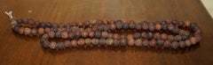 Very Long Antique Tibetan Buddist Carved Mala Beads Necklace Must See Pictures