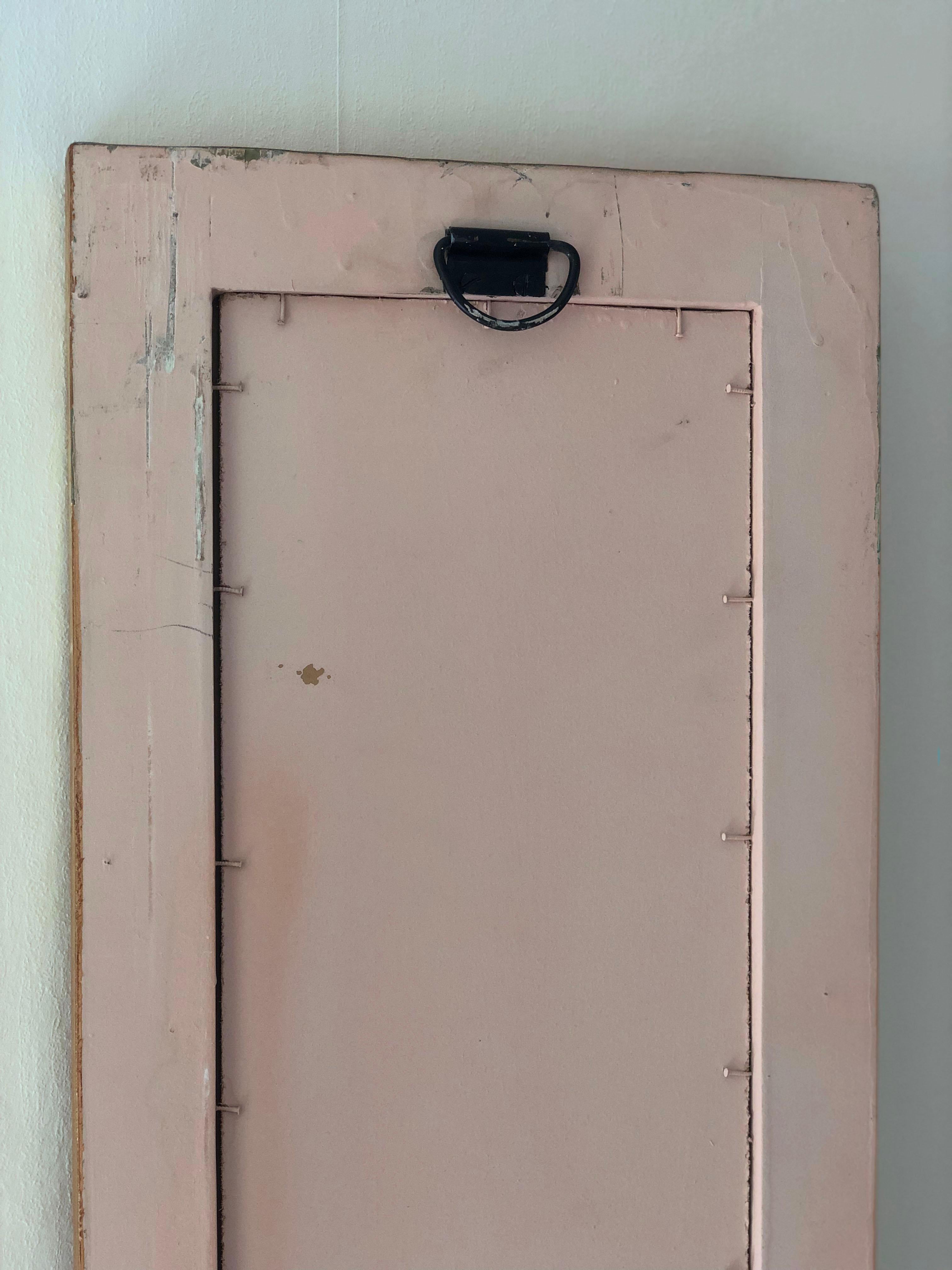 Very Long Full Length Gilded Mirror 1980s 3