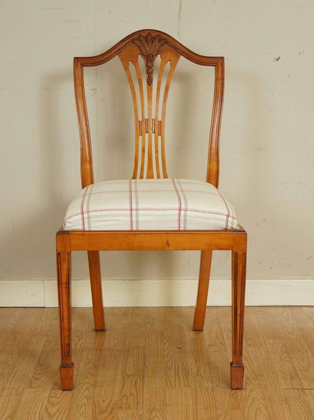 Very Lovely Brights of Nettlebed Wheatear Yew Wood Dinning Chairs 5