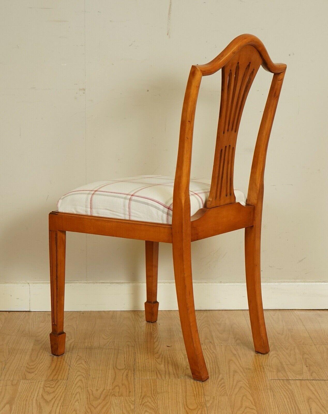 Very Lovely Brights of Nettlebed Wheatear Yew Wood Dinning Chairs 7