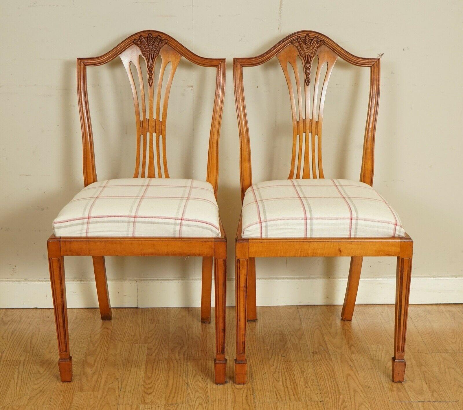 British Very Lovely Brights of Nettlebed Wheatear Yew Wood Dinning Chairs