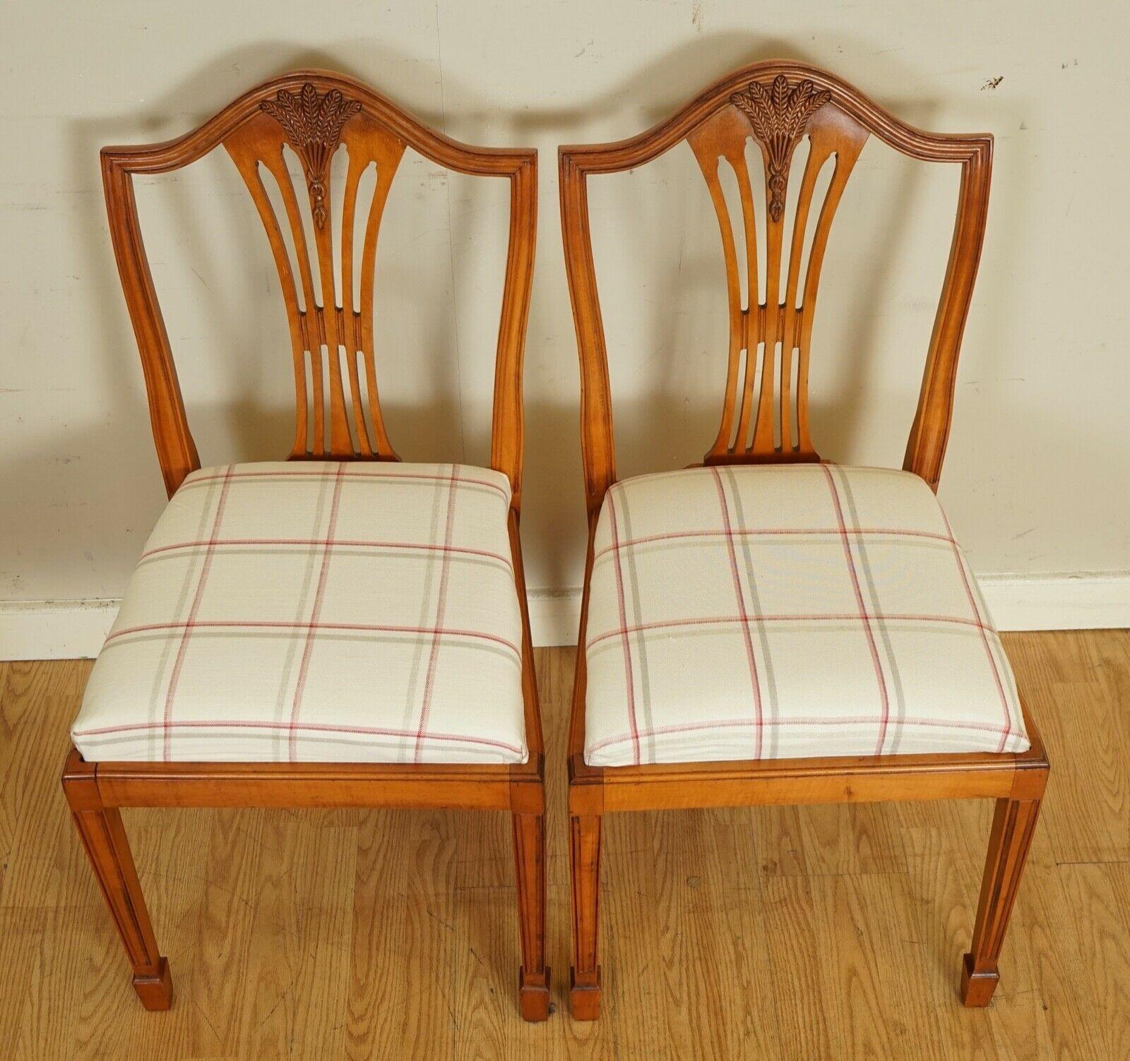 Very Lovely Brights of Nettlebed Wheatear Yew Wood Dinning Chairs 1