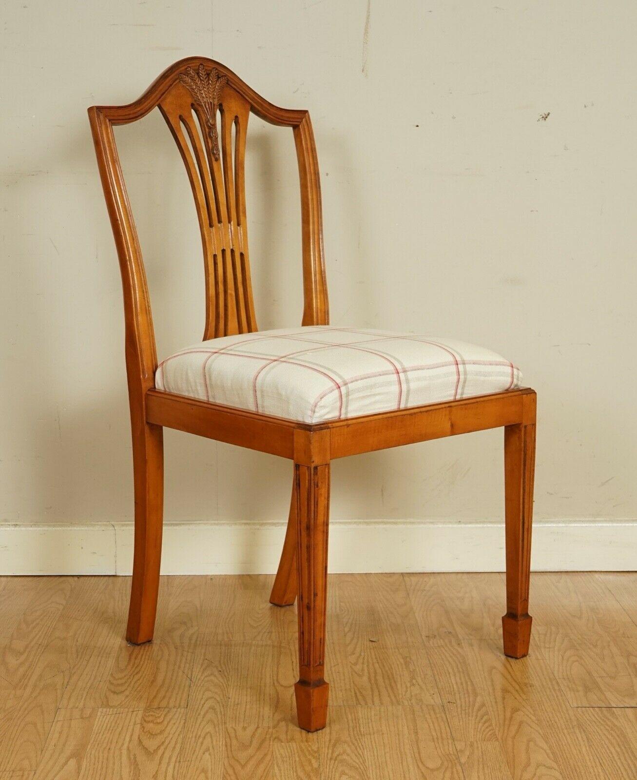 Very Lovely Brights of Nettlebed Wheatear Yew Wood Dinning Chairs 3