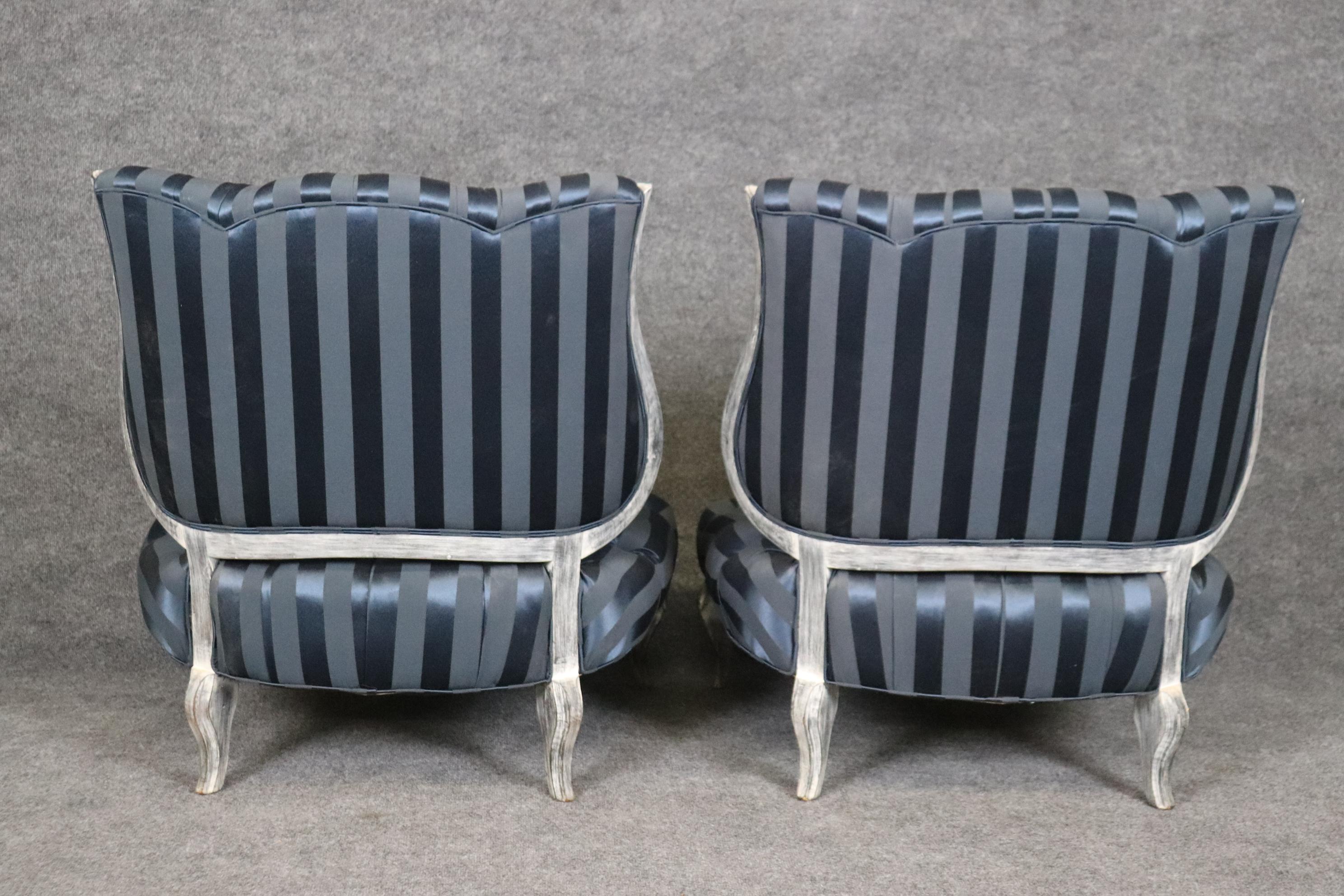 Early 20th Century Very Low Seat Height Antique Tea Gossip Chairs in The French Louis XV Style  For Sale