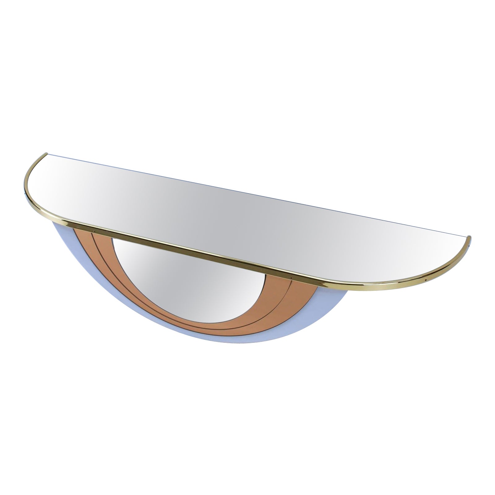 Very Luxurious Mirrored Wall Console by Schöninger, Germany, 1960s