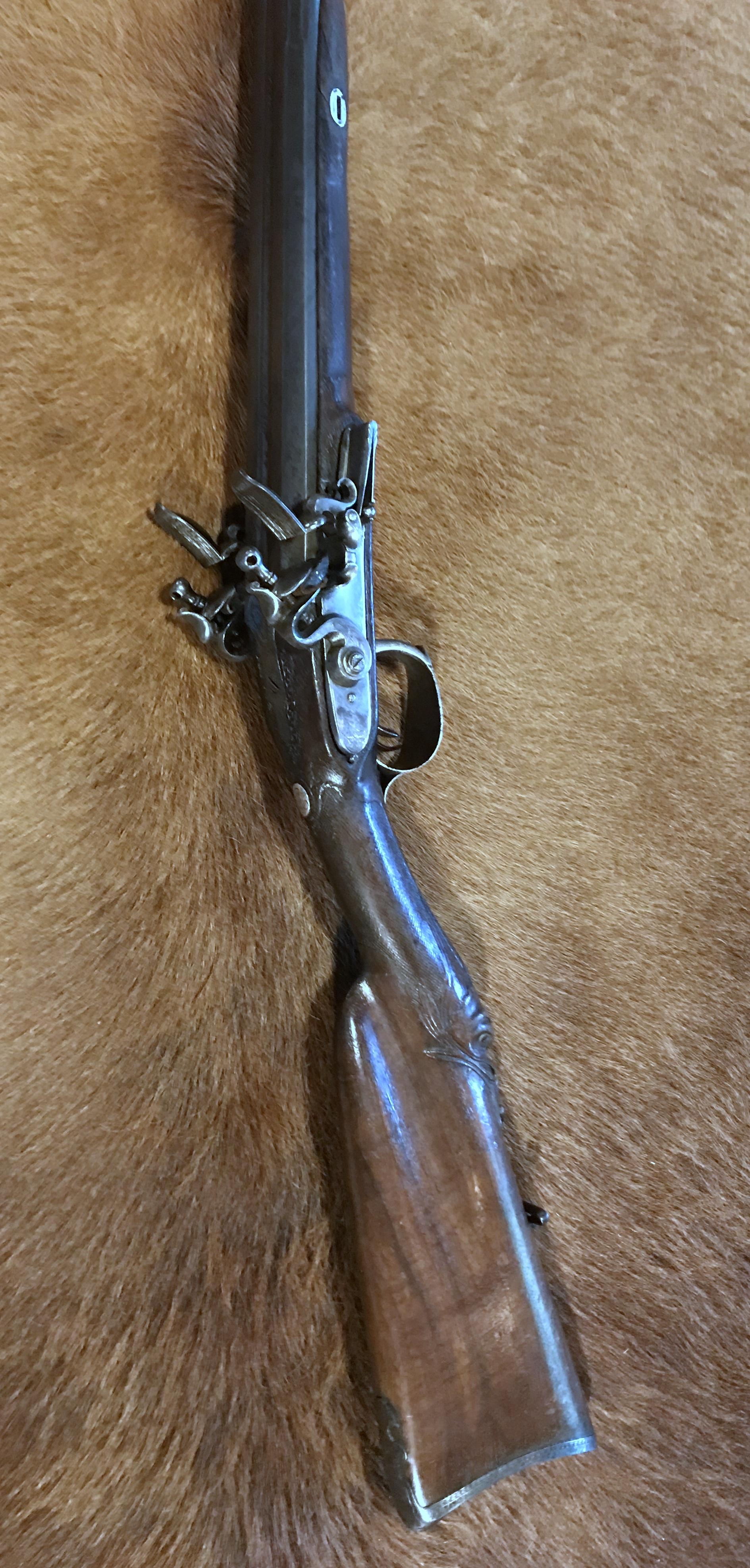Very Nice 18th Century French Double Barreled Flintlock Sporting Gun 10