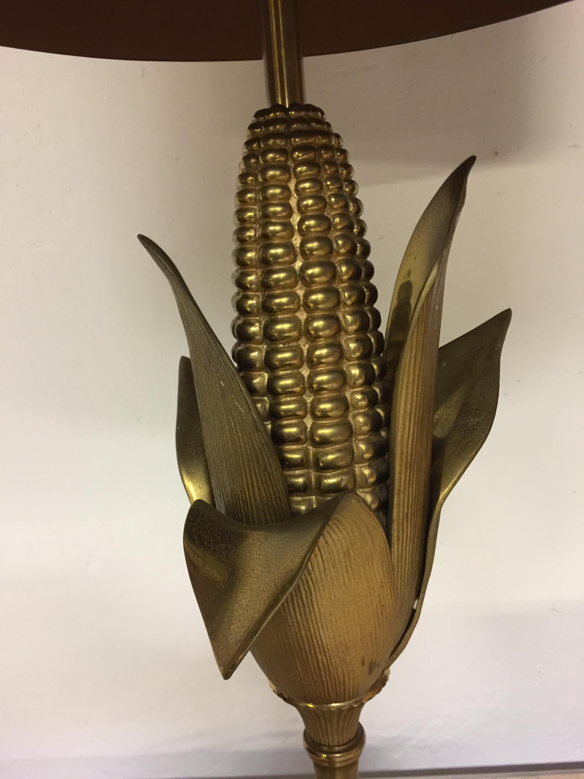 Sehr schöne und signierte Kornlampe von Maison Charles (Französisch) im Angebot