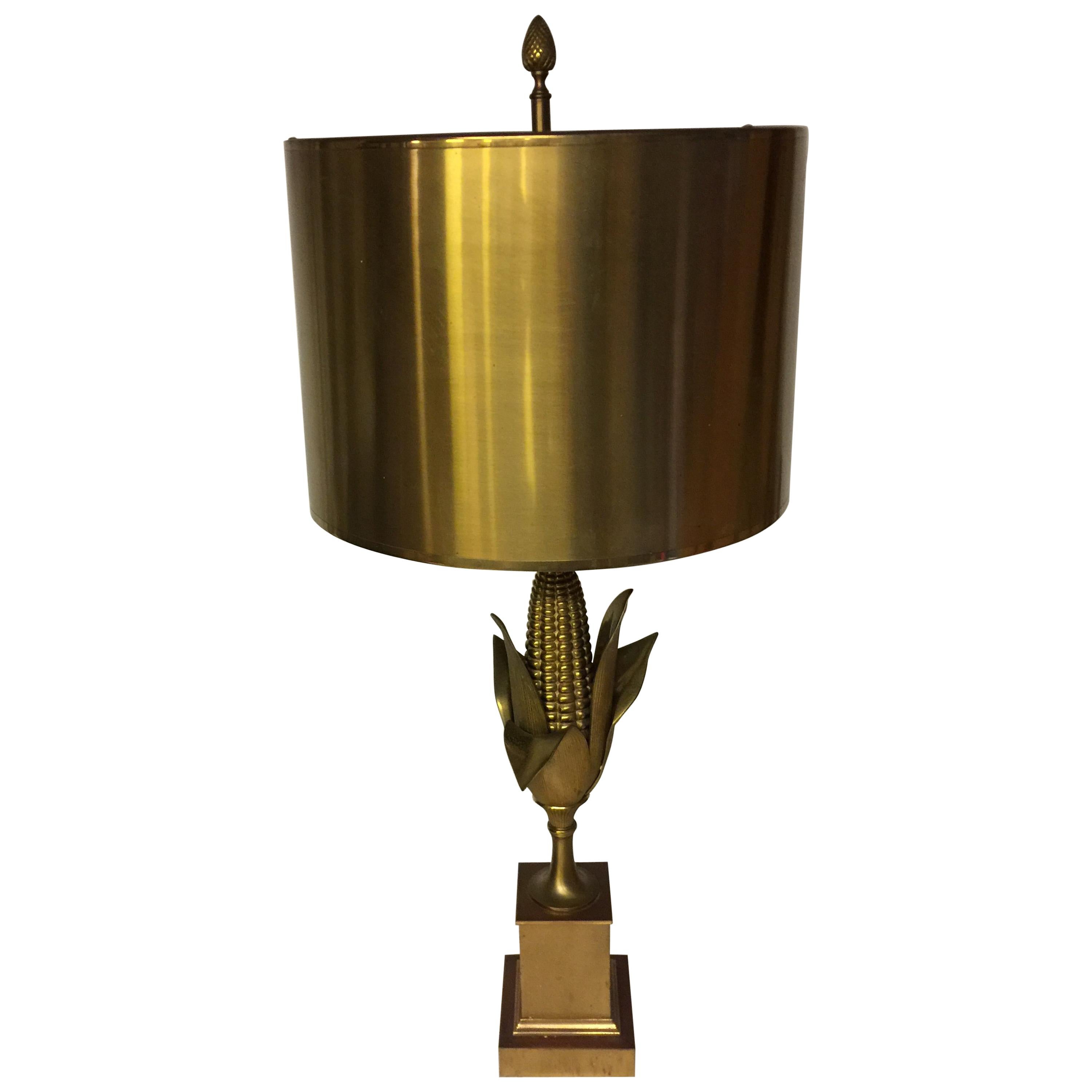 Très belle lampe en corne de la Maison Charles signée