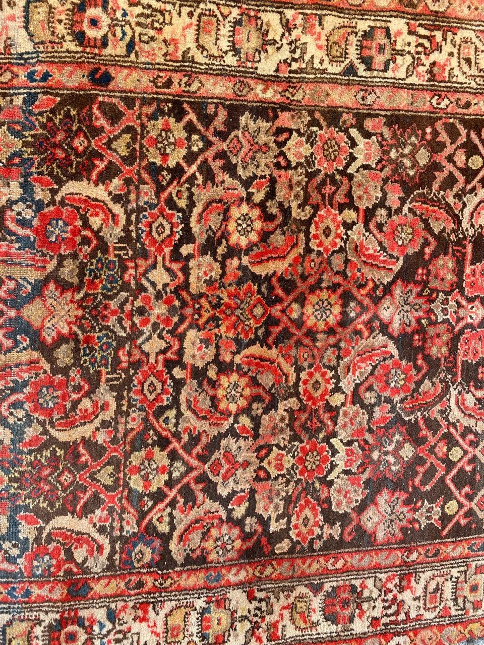 Très beau tapis de couloir Bijar ancien en vente 2