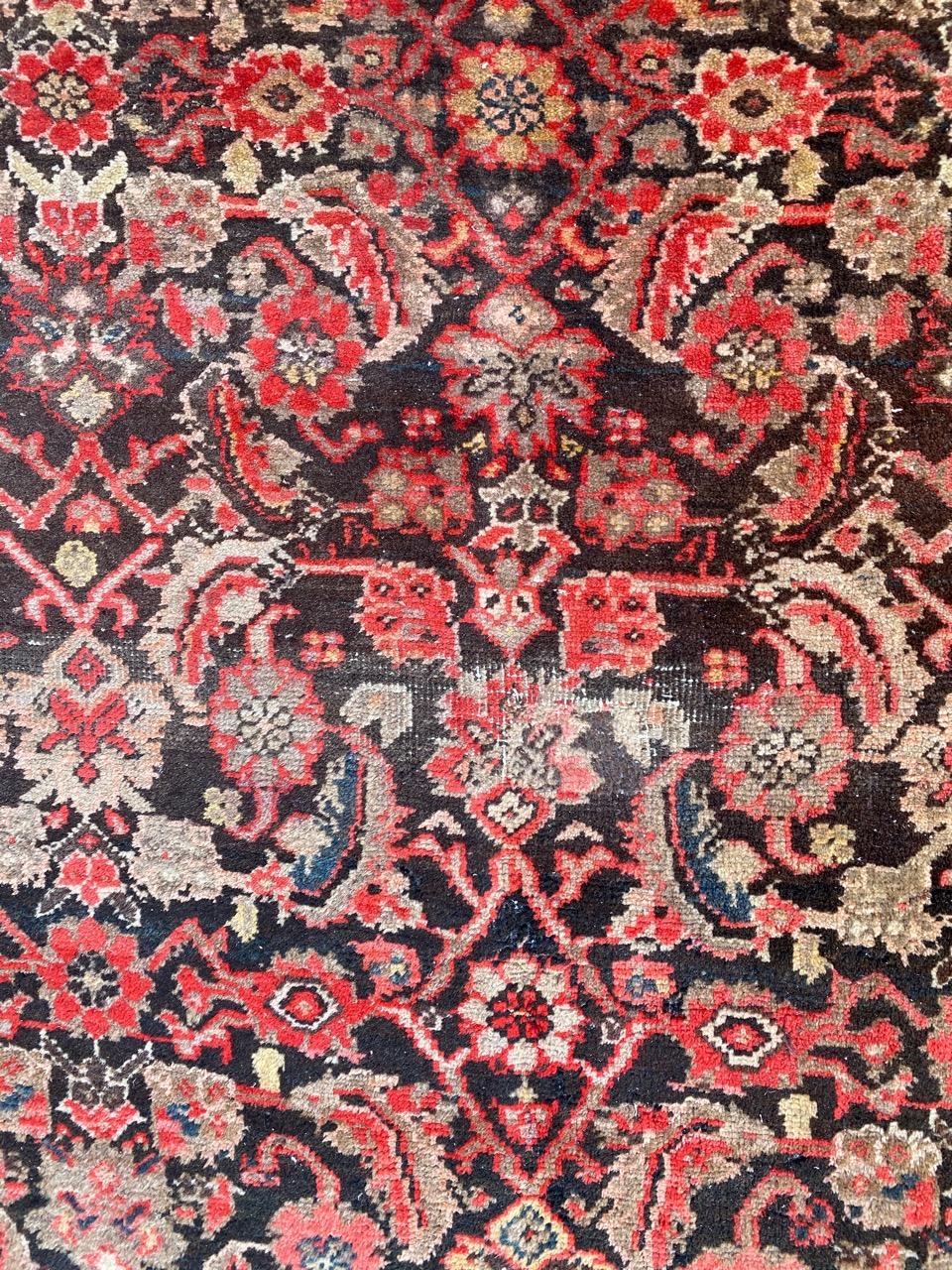 Très beau tapis de couloir Bijar ancien en vente 7