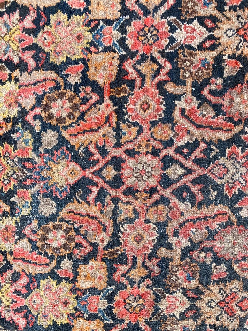 Très beau tapis de couloir Bijar ancien en vente 10