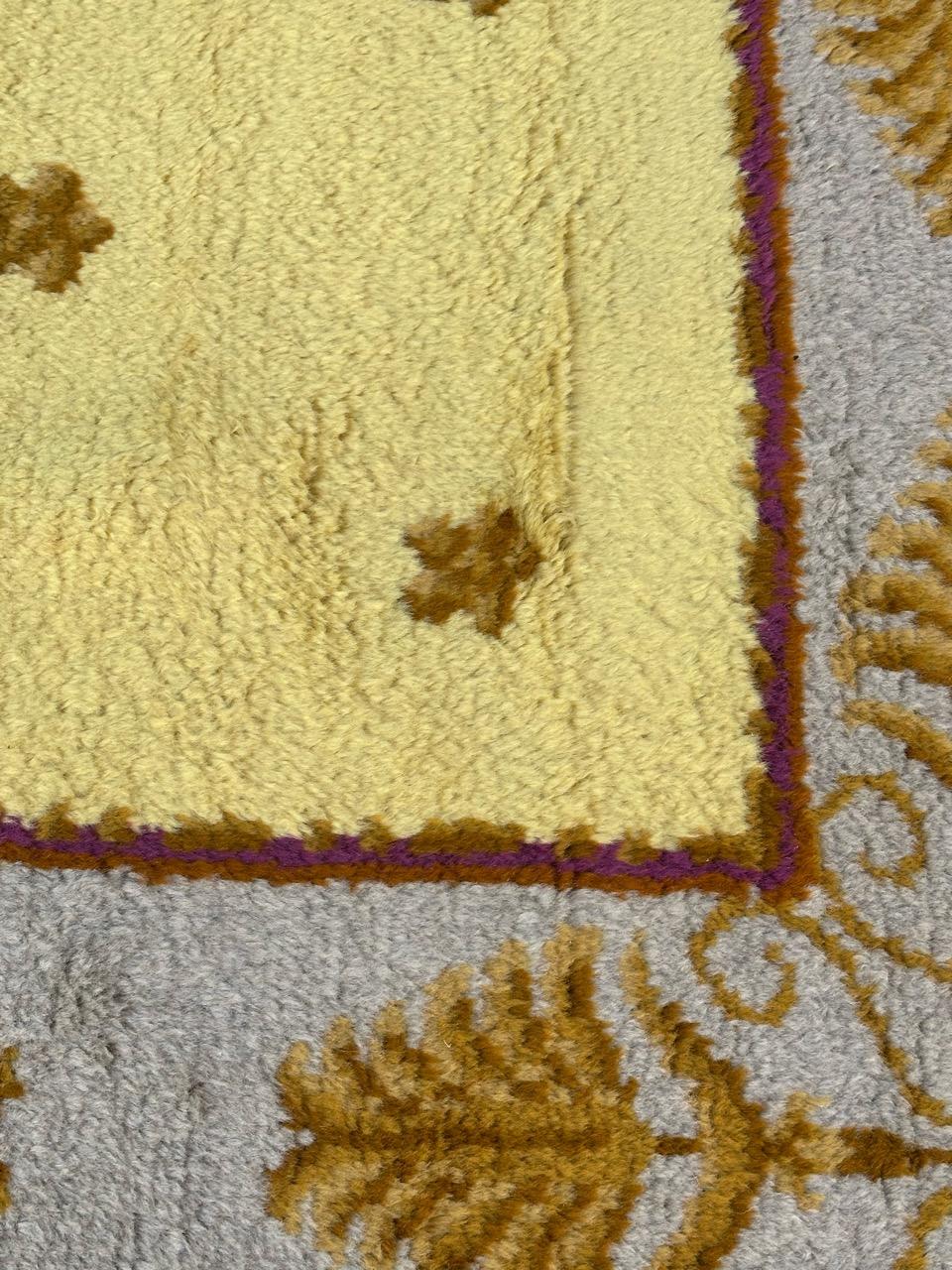Very nice antique french savonnerie rug For Sale 2