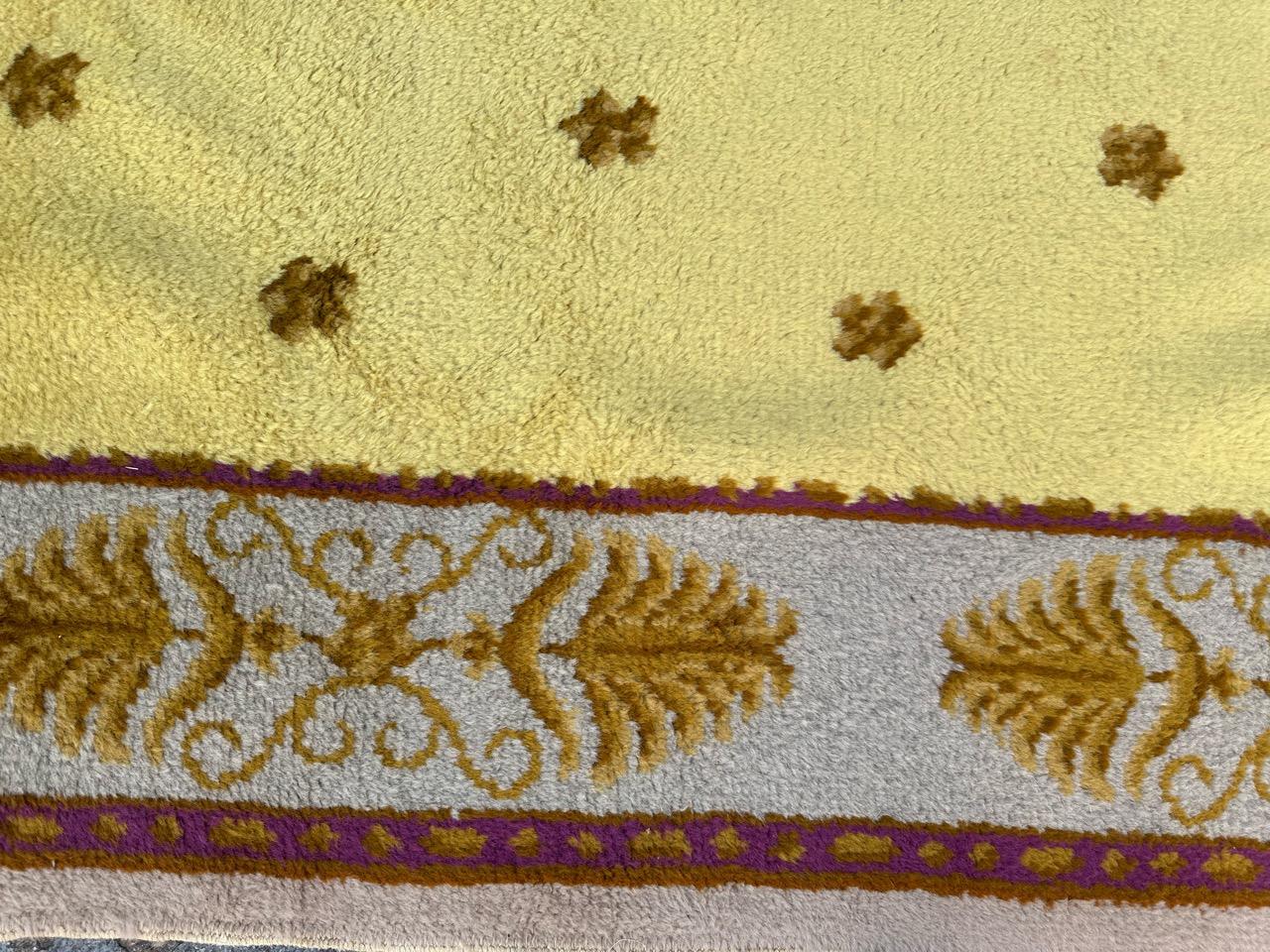 Very nice antique french savonnerie rug For Sale 4