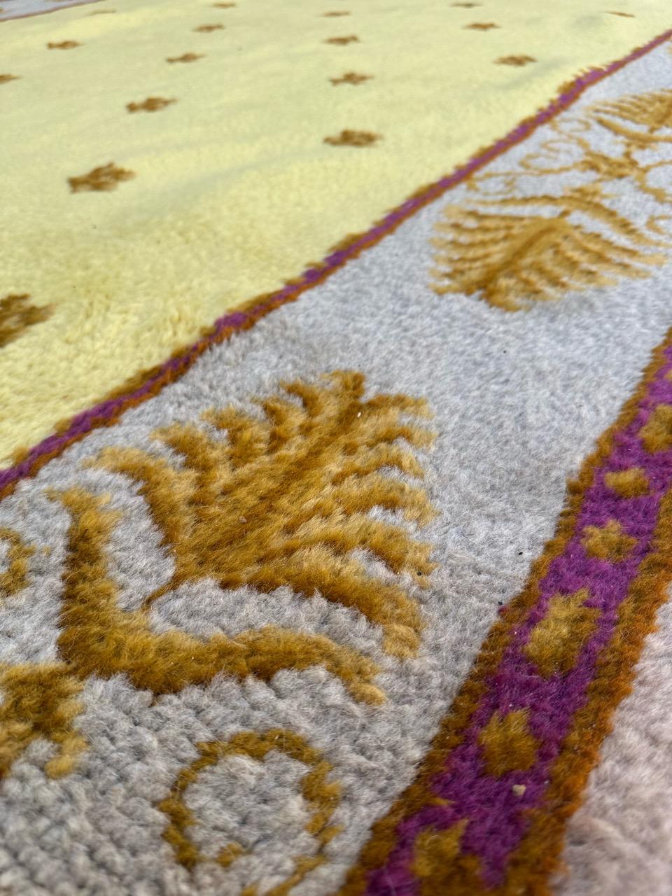 Very nice antique french savonnerie rug For Sale 6