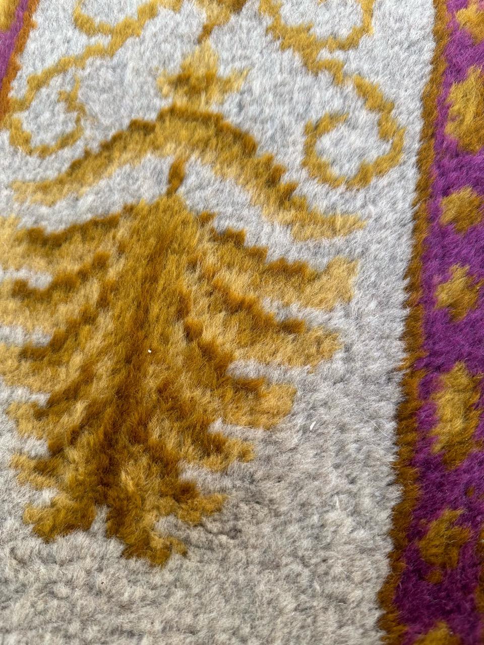 Very nice antique french savonnerie rug For Sale 8
