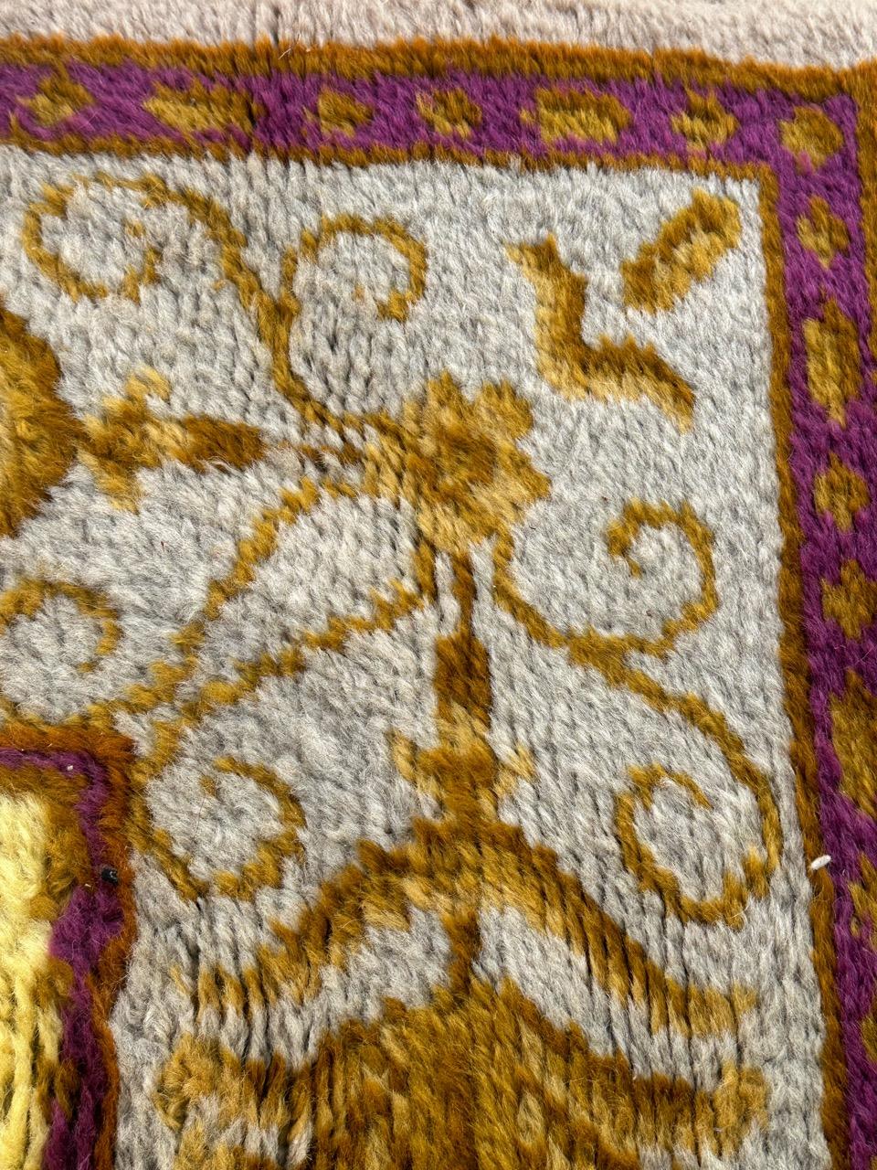 Very nice antique french savonnerie rug In Good Condition For Sale In Saint Ouen, FR