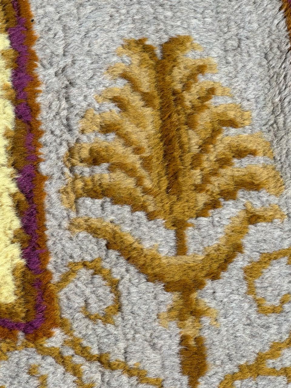 Very nice antique french savonnerie rug For Sale 1