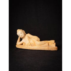 Very Nice Antique Reclining Buddha Statue from Burma
