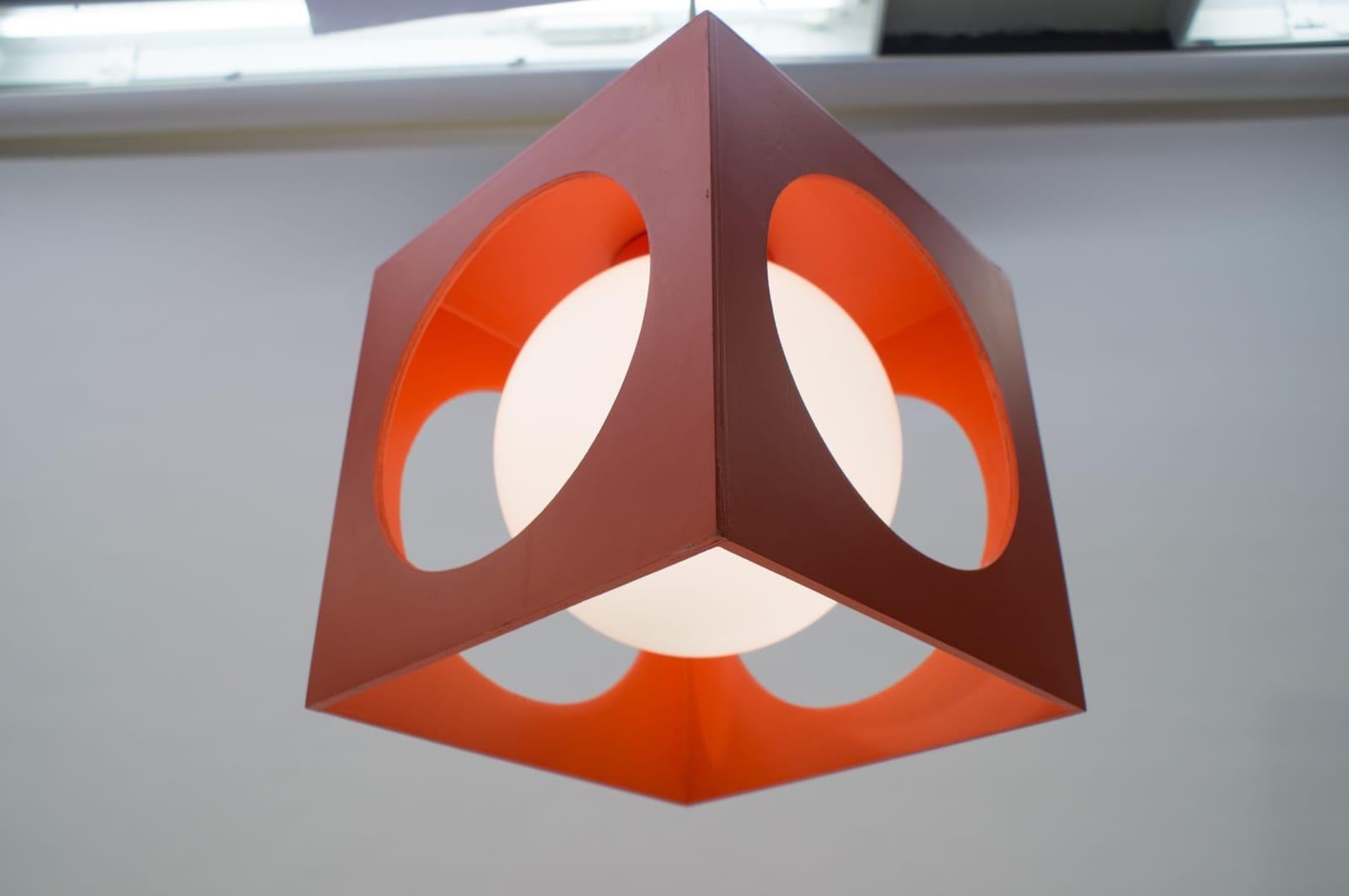 Very Nice Geometric Space Age Lamp, 1960s, Germany 1