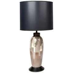 Very Nice Lamp in Ceramic with a Skyscraper View