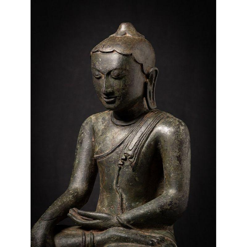 20th Century Very Nice Old Bronze Bagan Buddha Statue from Burma For Sale
