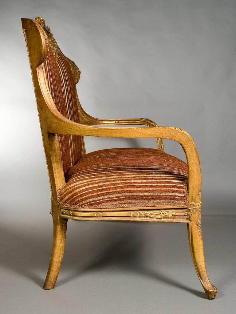 Very Nice Sofa in the French Art Nouveau Style at 1stDibs