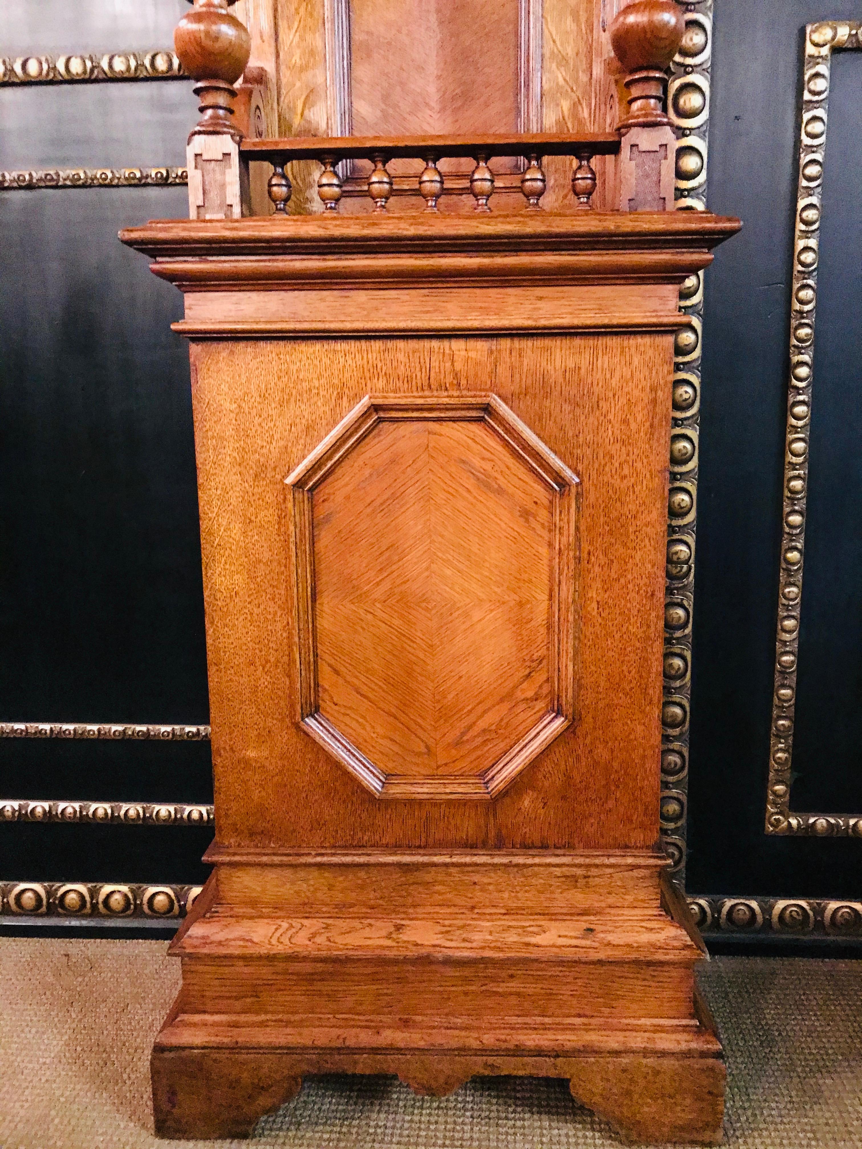 Very Nice Wilhelminian Style Grandfather Clock Open, circa 1860 4