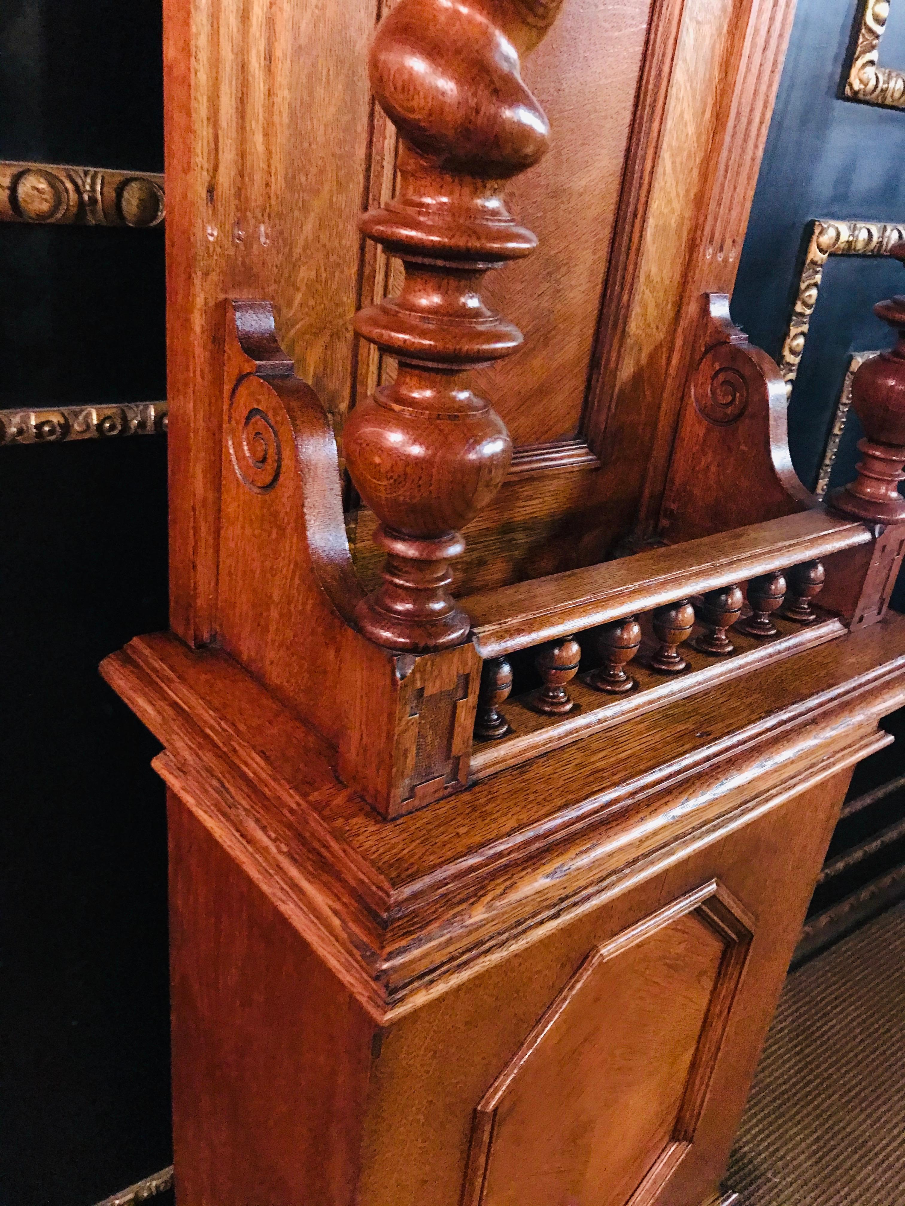 Very Nice Wilhelminian Style Grandfather Clock Open, circa 1860 5