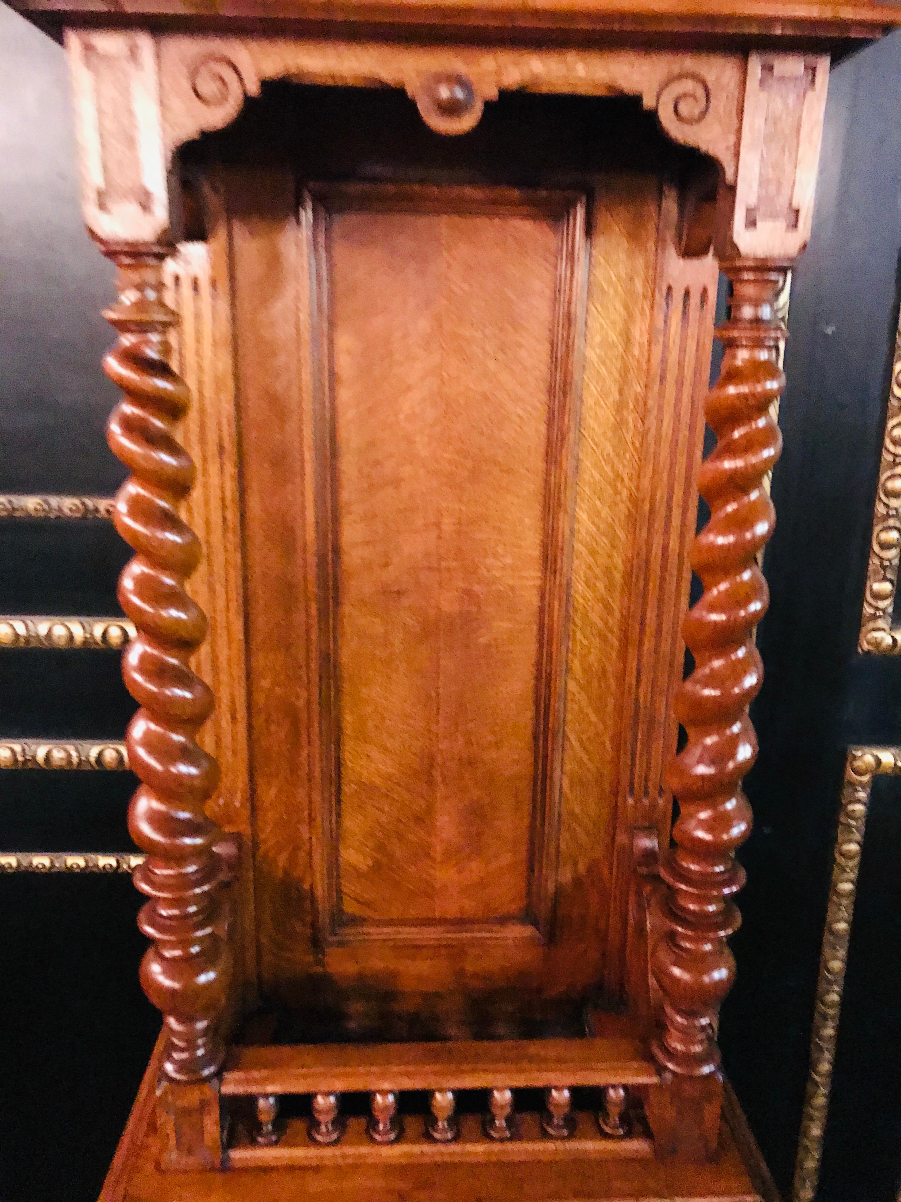 Very Nice Wilhelminian Style Grandfather Clock Open, circa 1860 6