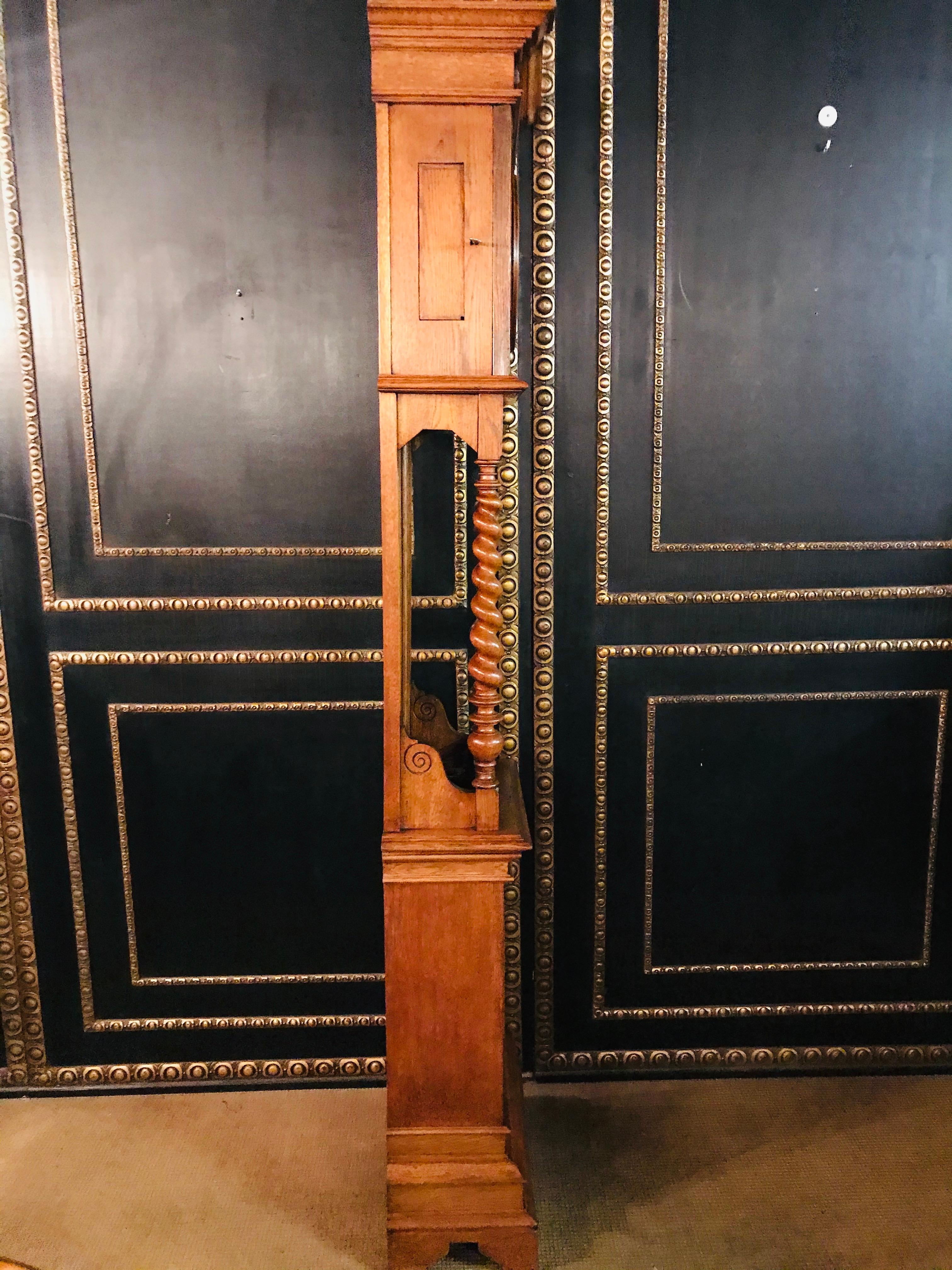 Very Nice Wilhelminian Style Grandfather Clock Open, circa 1860 12