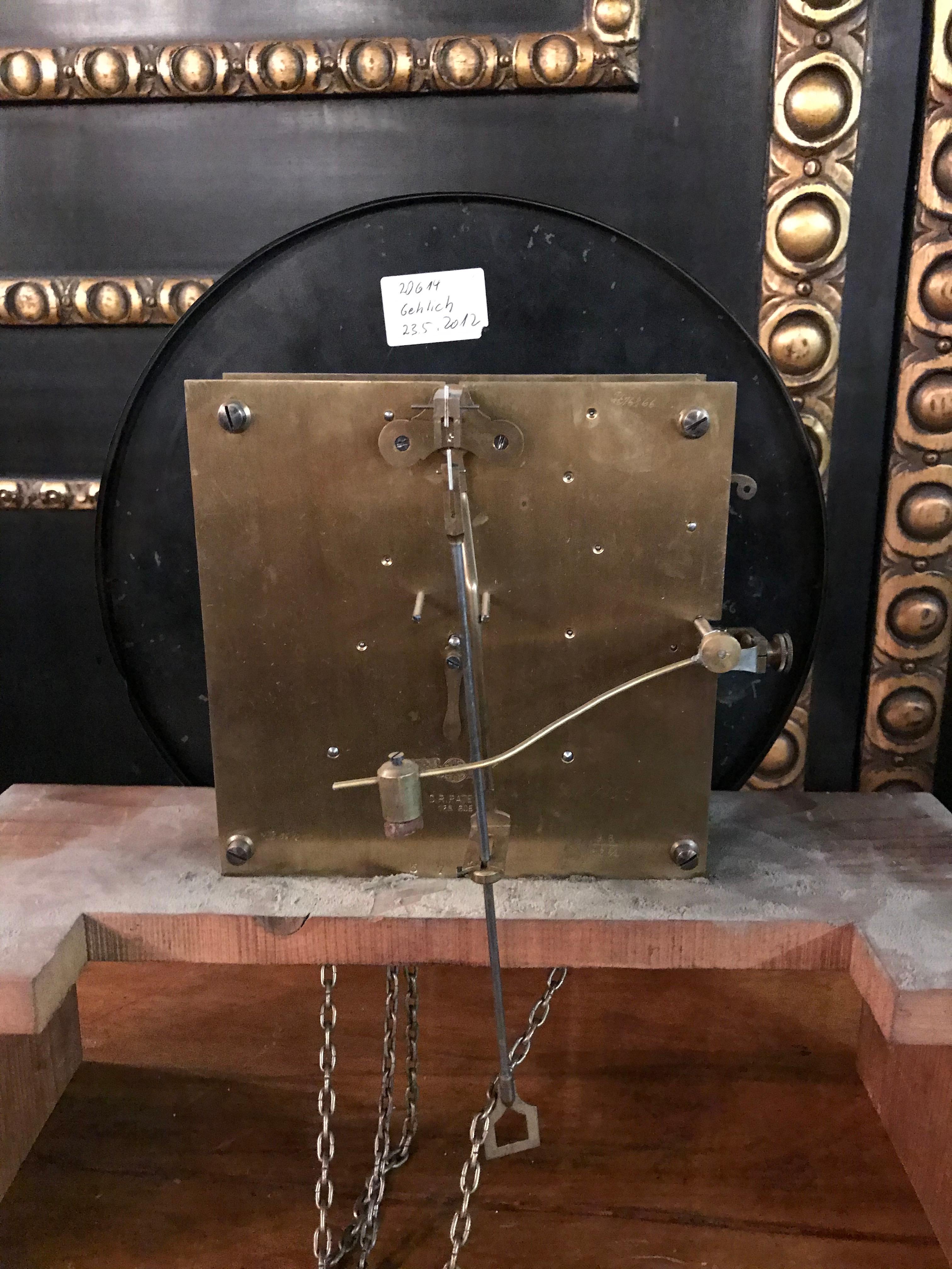 Mid-19th Century Very Nice Wilhelminian Style Grandfather Clock Open, circa 1860