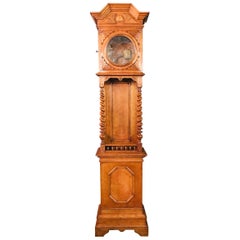 Very Nice Wilhelminian Style Grandfather Clock Open, circa 1860