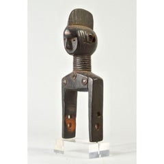 Very Old Bamana Heddle Pulley in Wood
