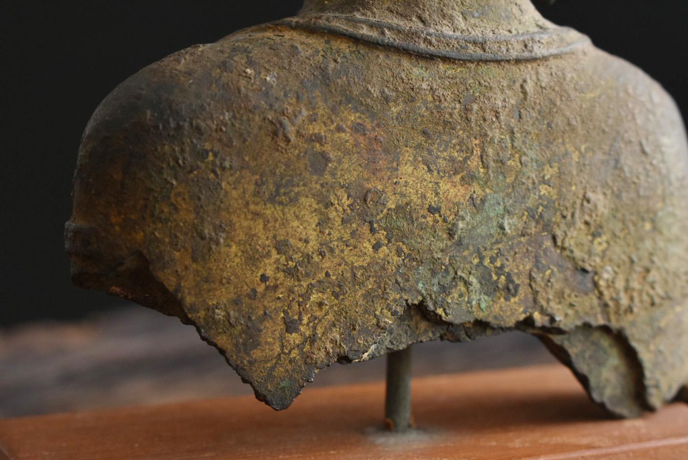 Very old bronze Buddha head from Thailand/Ayutthaya Dynasty/17th-18th century For Sale 9