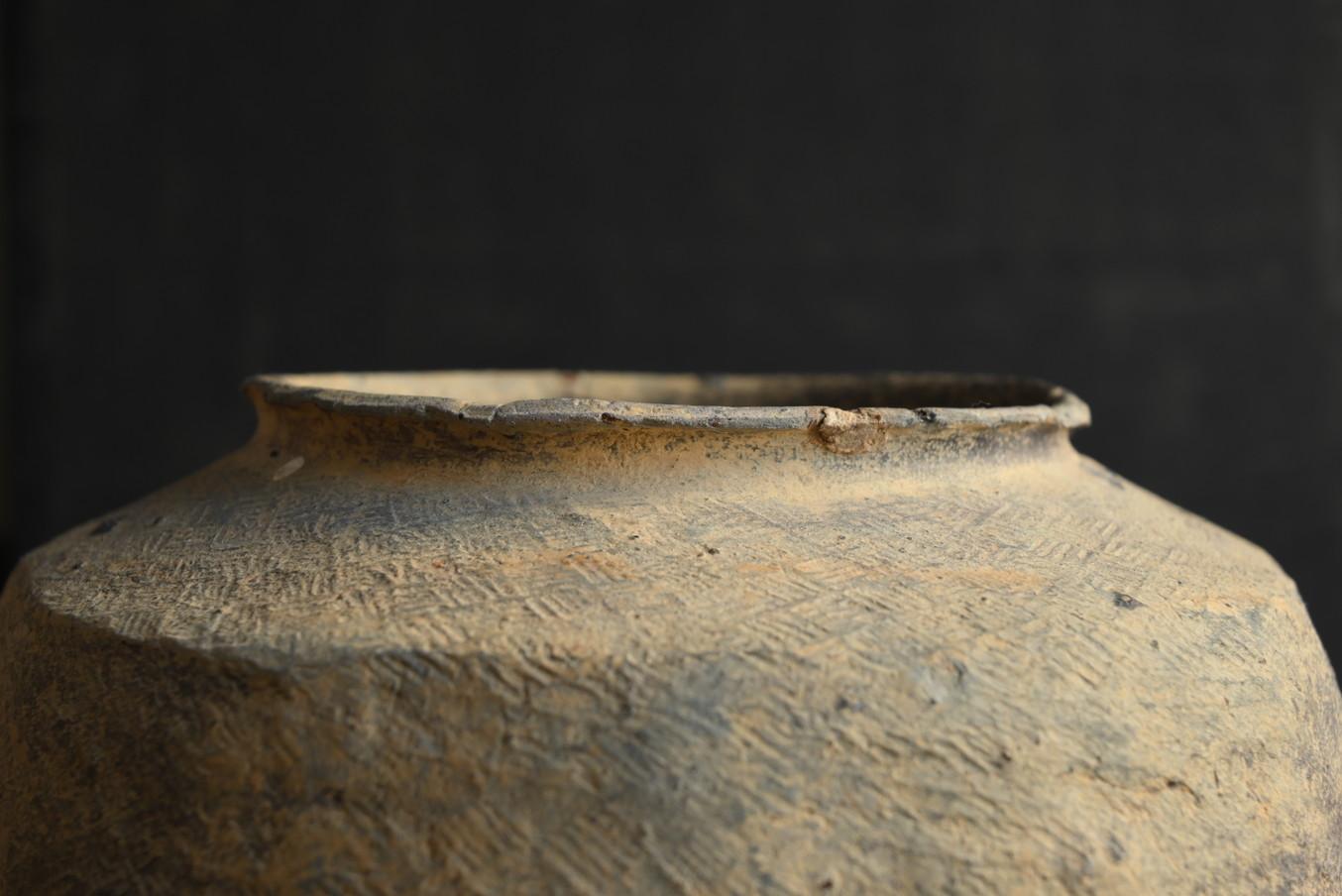Sehr altes chinesisches antikes Keramikgefäß/Wabisabi-Vase/excavate Gegenstände im Angebot 2