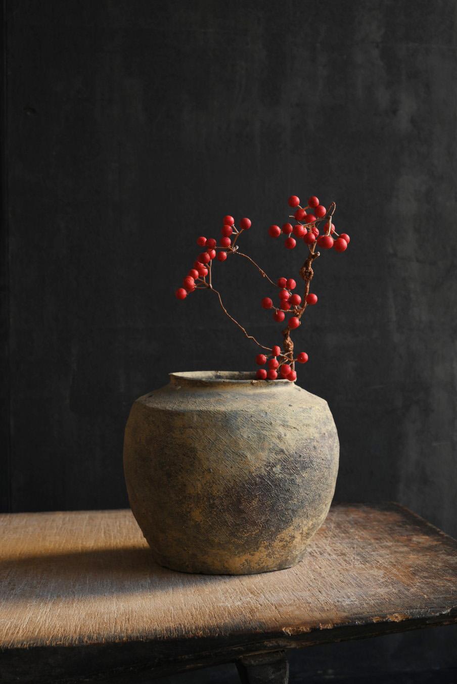 Autre Très ancien vase/vaseWabisabi en poterie ancienne chinoise/articles fouillés en vente