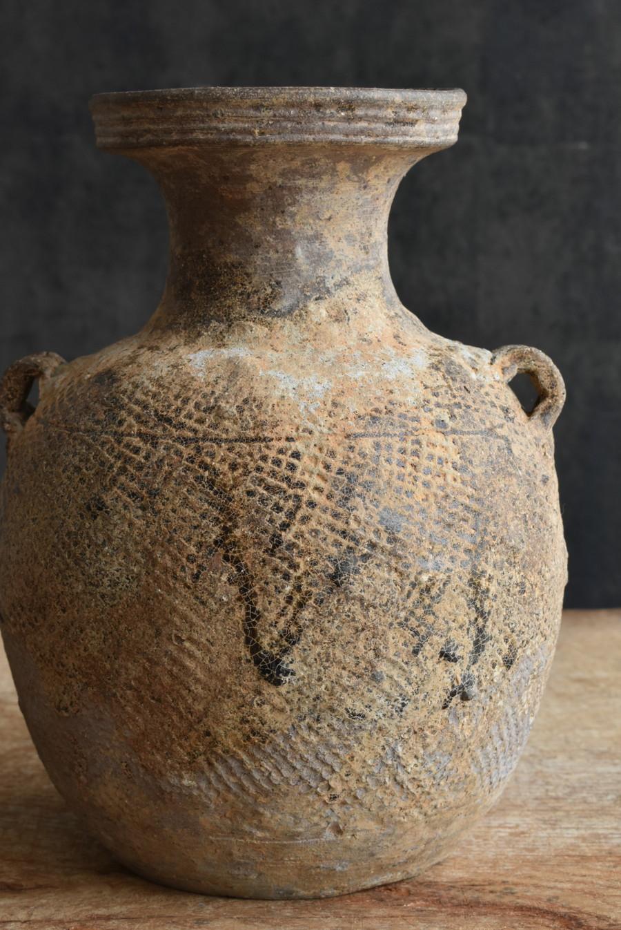 Very Old Chinese Antique Pottery Vase/Wabisabi Vase/before 9th Century 4