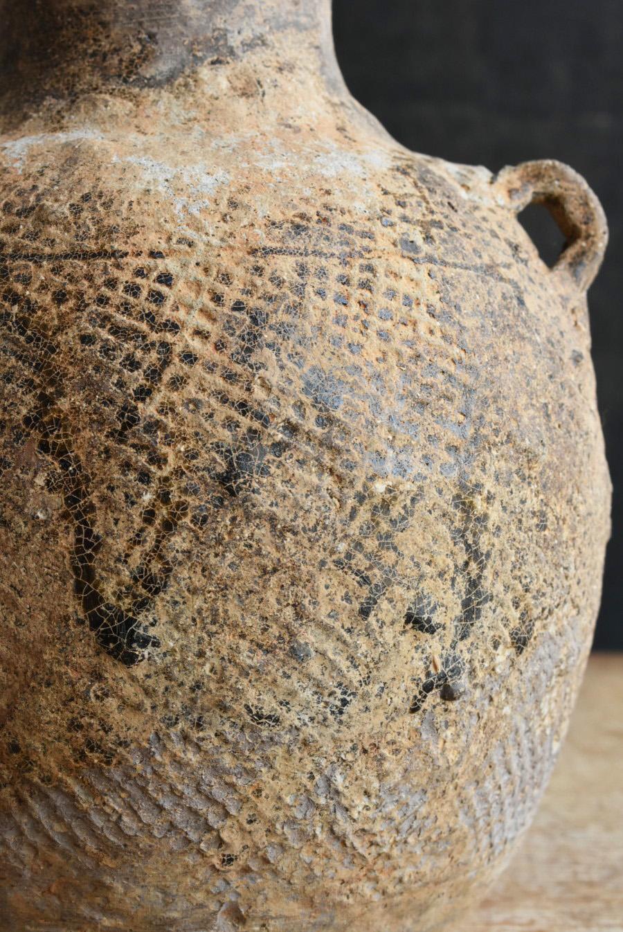 Very Old Chinese Antique Pottery Vase/Wabisabi Vase/before 9th Century 5