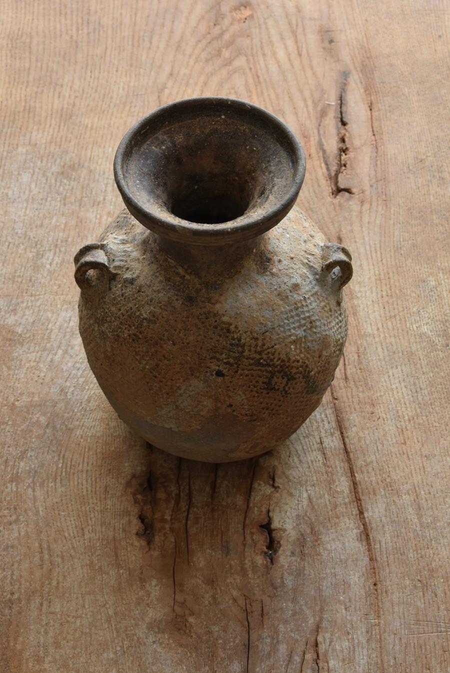 Very Old Chinese Antique Pottery Vase/Wabisabi Vase/before 9th Century 12