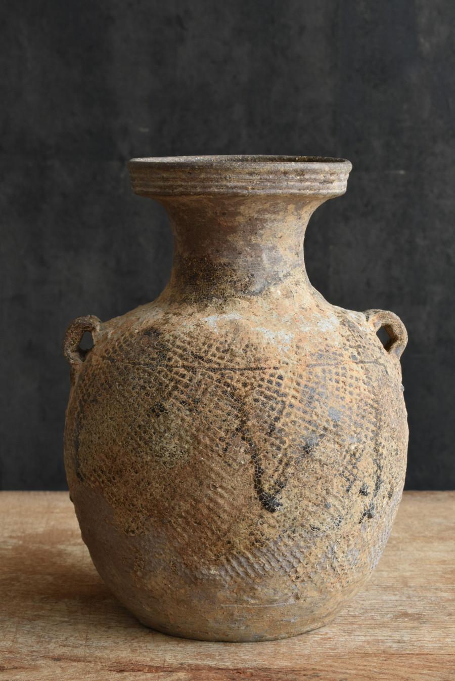 Very Old Chinese Antique Pottery Vase/Wabisabi Vase/before 9th Century 13