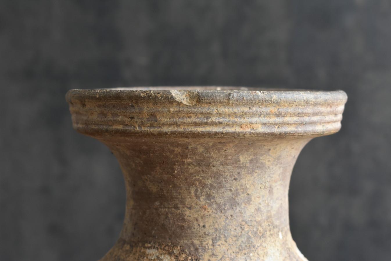 Very Old Chinese Antique Pottery Vase/Wabisabi Vase/before 9th Century 3