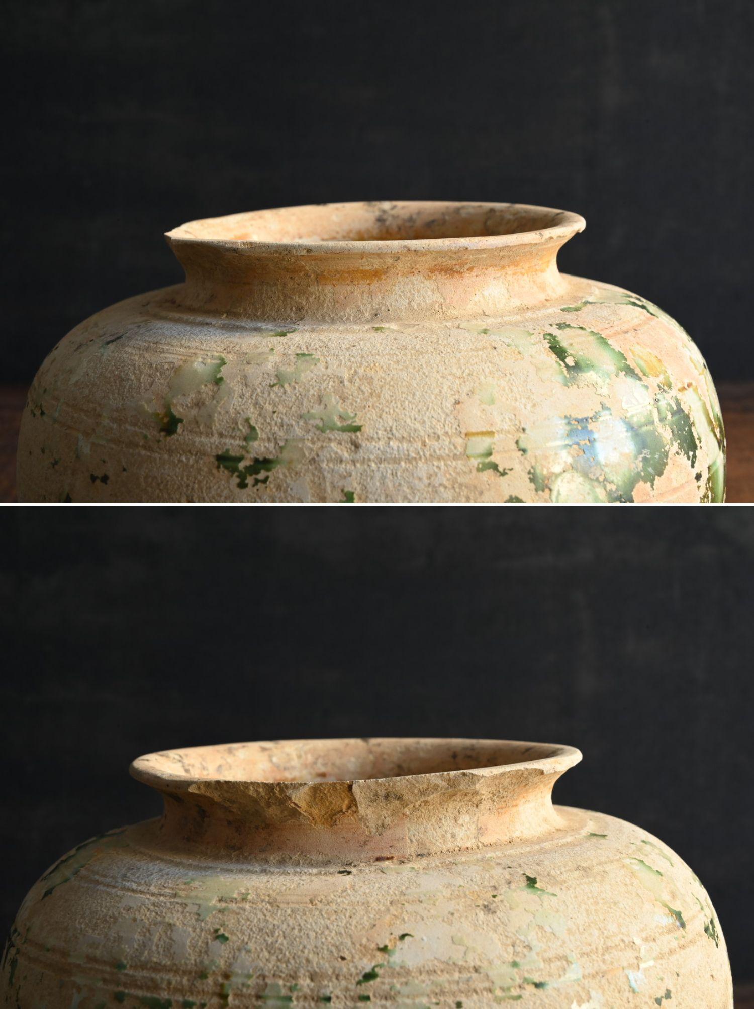 Vaso di ceramica cinese molto antico/Tang Dynasty/ceramica non ritrovata/merce da tomba in vendita 7