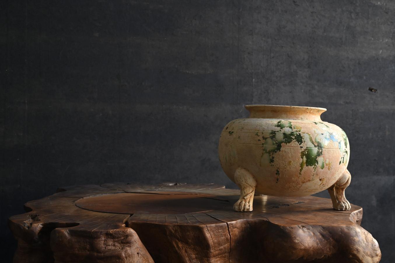 Cinese Vaso di ceramica cinese molto antico/Tang Dynasty/ceramica non ritrovata/merce da tomba in vendita
