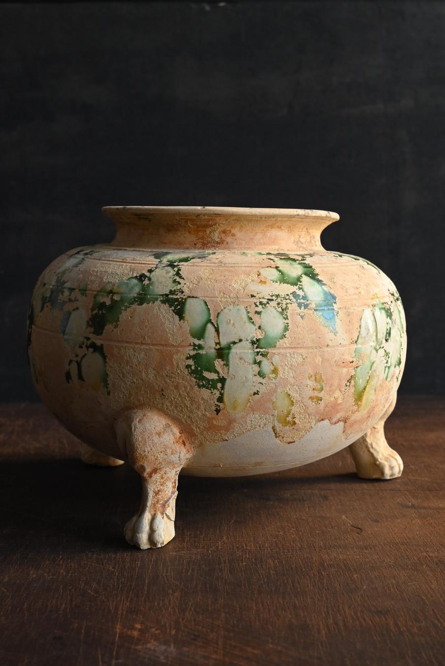 Vaso di ceramica cinese molto antico/Tang Dynasty/ceramica non ritrovata/merce da tomba in vendita 1