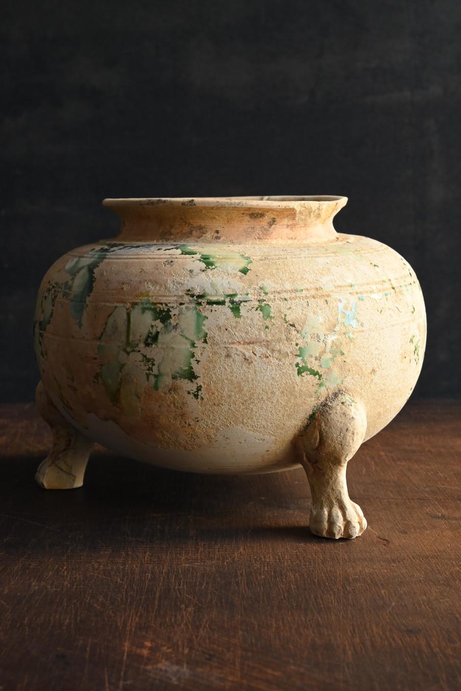 Vaso di ceramica cinese molto antico/Tang Dynasty/ceramica non ritrovata/merce da tomba in vendita 2
