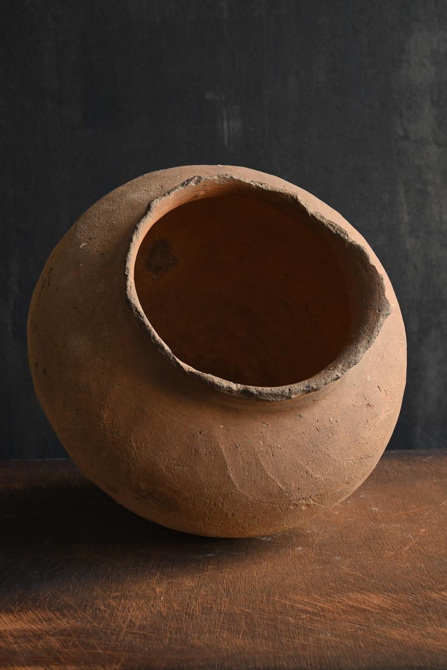 Very old Japanese pottery Jar/12th to 13th century/Tokoname ware/Wabi-sabi vase 8