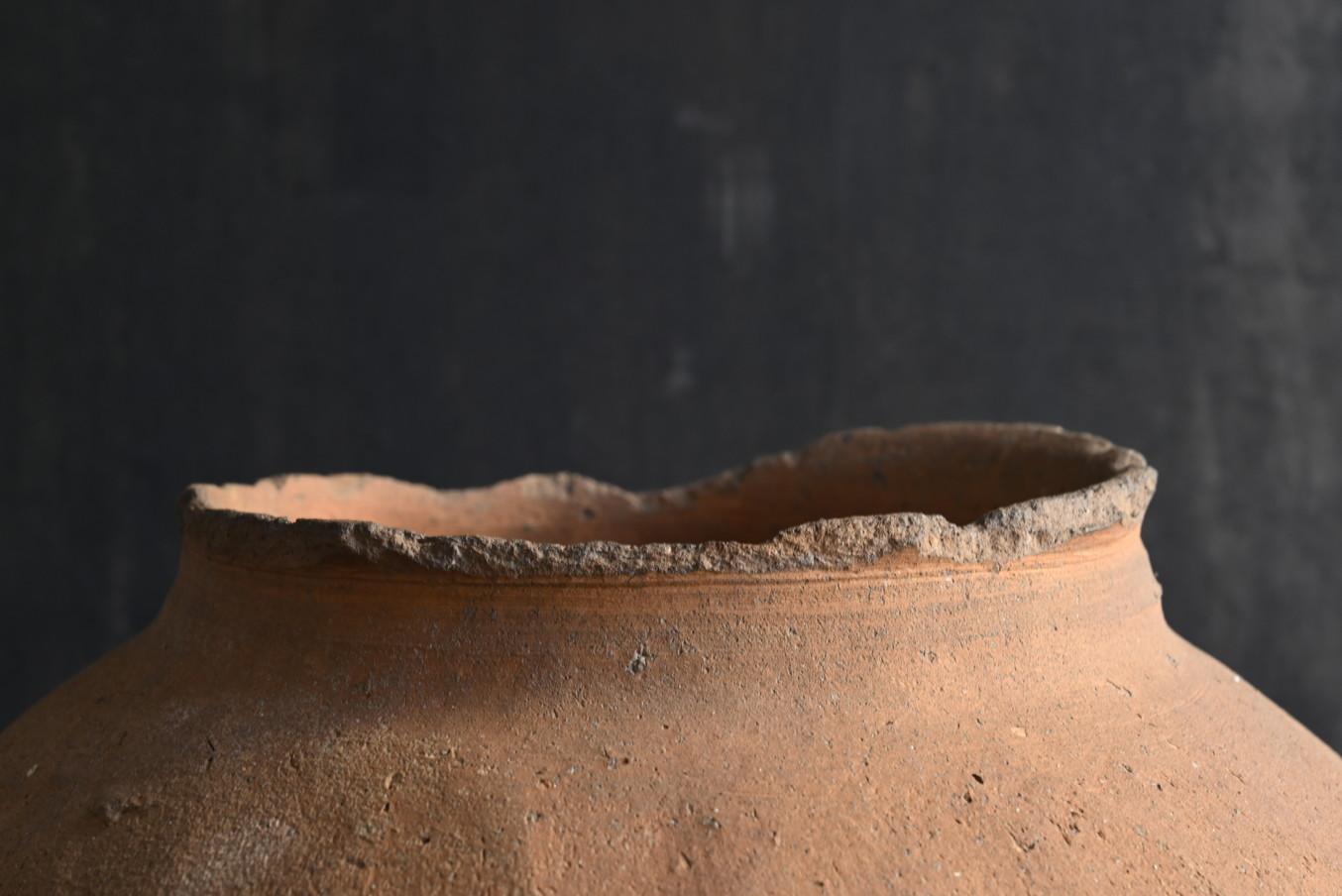 Pottery Very old Japanese pottery Jar/12th to 13th century/Tokoname ware/Wabi-sabi vase